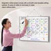 MaxGear Dry Erase Calendar Board 24" x 18" Magnetic Monthly
