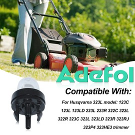 537186301 Air Filter Tune Up Kit for Husqvarna 123C 123L 123LD 223L 223R 322L 323C 323E 323R 323L 323LD 325C 325CX 325E 325L 326L 326LDX 326LX 327LX Trimmer with Fuel Filter Line Spark Plug