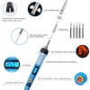 Electronics Soldering Iron Kit - 80W Digital LCD Solder Gun