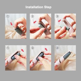 Flawless Pedi Replacement Heads fit for Finishing Touch/Amope Electric Pedicure, 10 PCS Rollers Refills - PDEEY