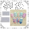 ZUDILYO 3D Silicone Letters & Numbers Nail Art Mold -