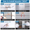 Muzata 20Pack Swageless Cable Railing Kit 1/8" Invisible Tensioner No
