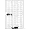 XIAXIN Waterproof PVC Number Stickers Numbers Numbering Sticker Set Weather-resistant
