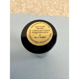 Estee Lauder Signature Hydra Lustre Lipstick RICH BERRY 07 HTF Discontinued Rare