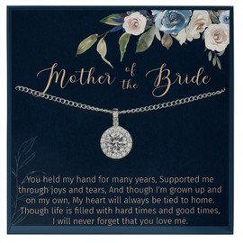 Mother of The Bride Gifts from Daughter Mother of The Bride Necklace from Bride Wedding Gift for Mom of Bride Gift to Mom
