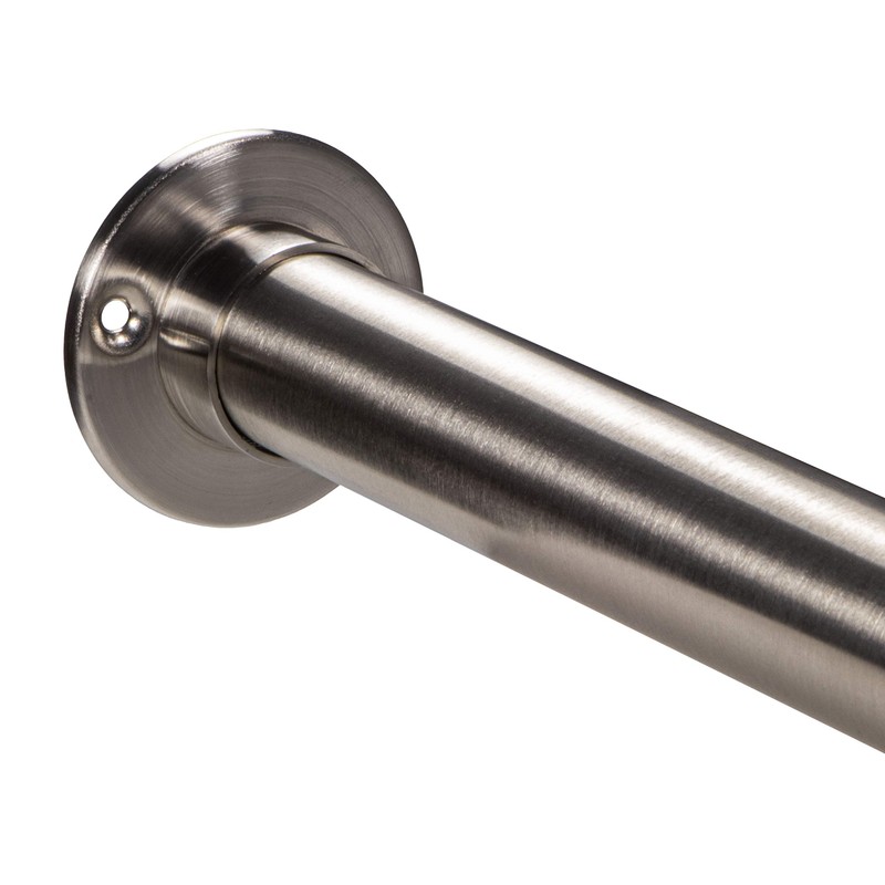 Gedotec Wardrobe Rail Bearing Stainless Steel Matt Brushed | Pack