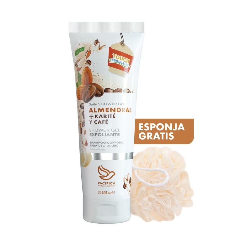 Pacifica Jabón Líquido Corporal Shower Gel Exfoliante Almendra + Karité
