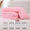 Smoofy Fluffy Full Size Comforter Set 3 Pieces - Pink