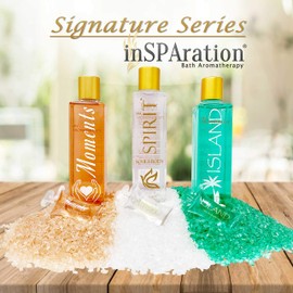 inSPAration 803-C (16 oz) Signature Series-Spirit Soul & Body Liquid 16oz Crystals, Clear