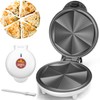 Baker's Friend Electric Quesadilla Maker with Extra Stuffing Design, 9.5