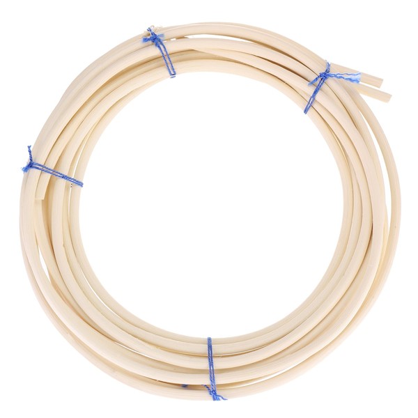 PATIKIL Round Reed Spline 23ft x 0.24 inch, Cane Webbing