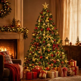 Nestor - Árbol De Navidad Clásico Color Verde De 2.40 Mts De Altura