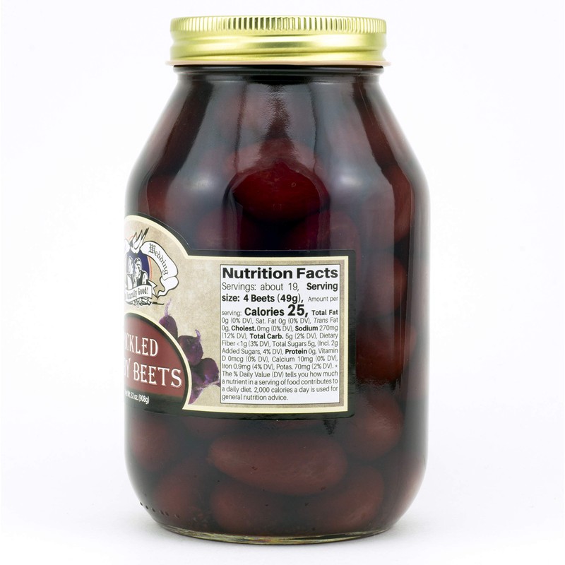 Amish Wedding Pickled Baby Beets 32oz (Pack of 2)