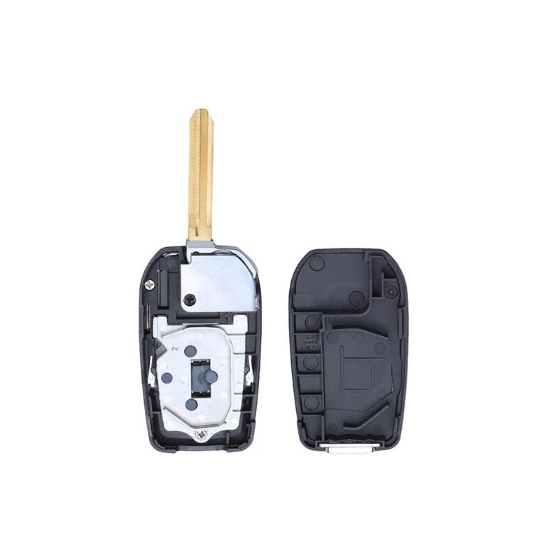 KEYECU Modified Flip Remote Key Case Fob 3 Button for