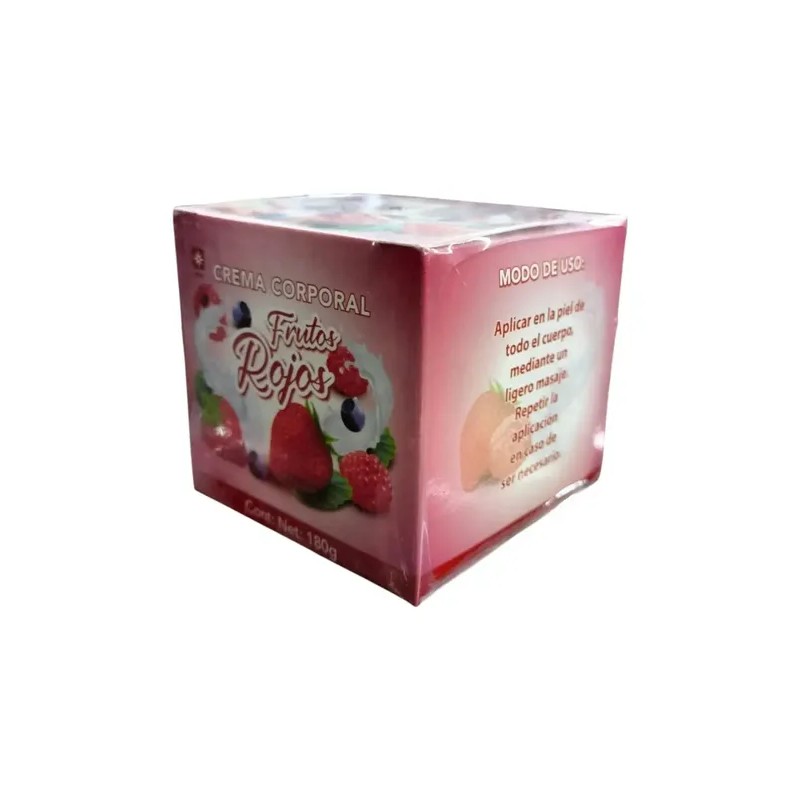 Crema Corporal de Frutos Rojos LA SANTISIMA NATURAL para Suavidad
