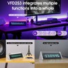 [Upgraded] VFD Audio Spectrum Analyzer Bluetooth 5.0 Receiver 3.5mm AUX