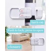 LOZTBUE LOZTBUE 6 Pcs Wardrobe Drawer Closing Blocks Without Perforation