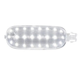 Gempro Interior Map Dome Light Cover Len&White Led Overhead Console Reading Lamp Compatible with Dodge Ram 1500 2500 3500 4500 5500 Dakota Durango, 6000K White