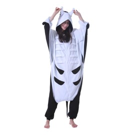 SimZoo Adult Animal Onesie Pajamas, Men and Women's Animal Cosplay Costume Sleepwear, One-Piece Unisex Homewear