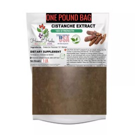 Honest Herbs Cistanche Extract 10:1 Tubulosa Powder - Potent 10x   - 454 grams (1 lb.)