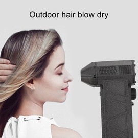 Jet Dry Blower, High Speed 300000RPM Stepless Adjustment Electric Air Duster, Type C QC15W Fast Charging Portable Mini Jet Dry Blower for Car, Cleaning, Outdoor Camping, Pet Hair