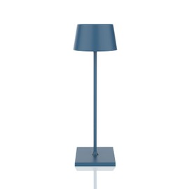 Palmina 842 LED Table Lamp, Dimmable, 4400 mAh LED Table Lamp, Wireless, IP54 Protection, Lamp for Indoor/Outdoor Use, Suitable for Dinner, Reading, Bedroom, Garden and Much More, Blue