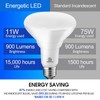 Energetic 12 Pack 75W BR30 LED Recessed Light Bulb, Dimmable,