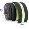 High Brightness Glow-in-the-Dark Anti-Slip Tape 50mmx5m Water-Resistant Fluorescent Glow-in-the-Dark with