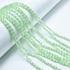 58pcs 4x6mm Light Green Cat's Eye Rice Shape Stone Loose