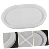 Levemolo Oval Candlestick Tray Mold Mini Trinket Dish Mold Resin
