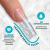 Nivofu 200Pcs Puntas de Uñas Postizas Curvadas en C Largas,