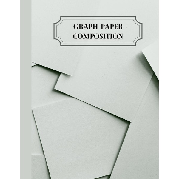 Graphy Graph Paper Notebook, 4x4 (4 Squares per inch), 8.5"x11",