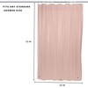 Bath Bliss 2 Pack PVC Heavy Weight Shower Curtain Liner