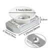 Abeicy 20 Pack 3/8"-16 Strut Channel Cone Nuts, Twirl Nut