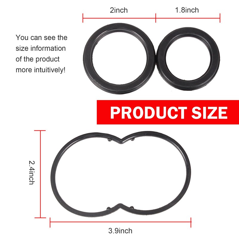 Titgoes Hydroboost Repair Kit, Rubber Hydro Boost Rebuild Seal Kit,