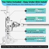 Refrigerator Ice Maker Water Line Kit - 10' Braided Stainless