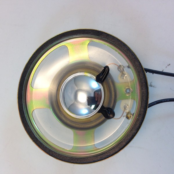 CES 2.25" Round Weather Resistant Replacement Speaker with 3" Leads, Button Magnet.25 WATTS @ 3.2 OHMS