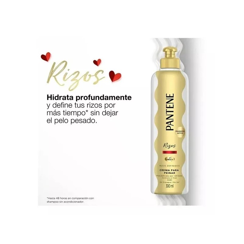 PANTENE PRO-V RIZOS - CREMA PARA PEINAR 300ml