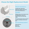 GE Cafe Range Burner Control Knob Replacement Part WB03X25889 for