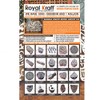 Leaf and Floral Pattern Wooden Blocks for Printing (Set of