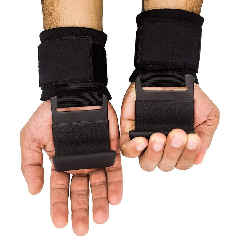 Comfortable Lift Wrist Pressure for Training Equipment Weight Lifting Hooks