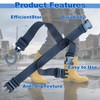 4PCS Adjustable Strap Fishing Boot Hangers with 360° Swivel Hook,