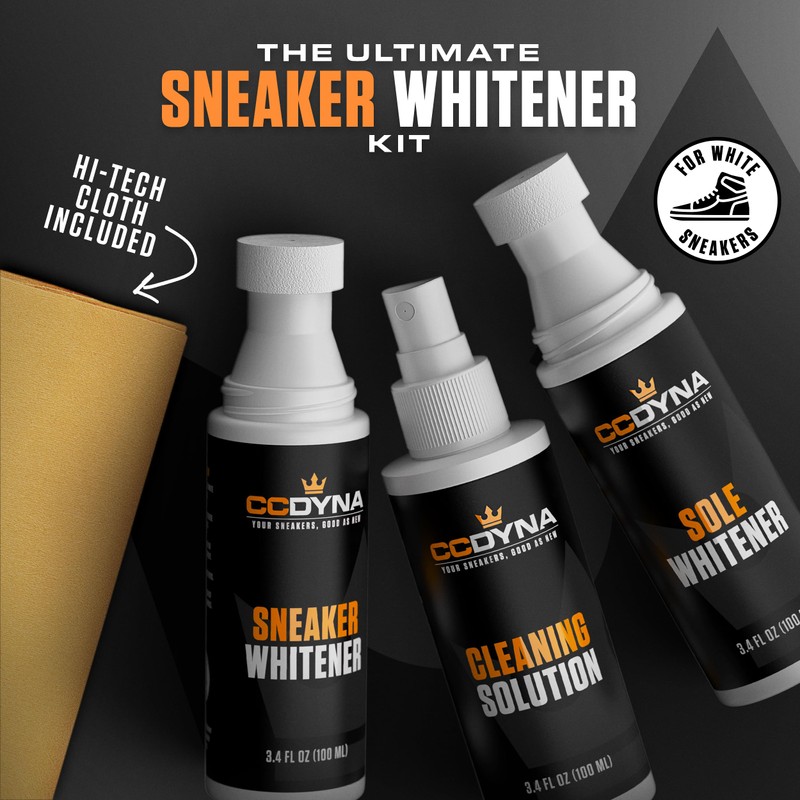 CCDYNA Sneaker Whitener Kit – All-in-One Shoe Whitening & Cleaning