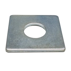 DAIDOHANT 10185816 Uniqlo Square Washer M10 [Iron] (Thickness) 0.06 inch (1.6 mm) Width A 1.0 inches (28 mm) (6 Pieces)