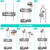 HapiRm Hanging Shower Caddy Organizer - Bathroom Organizer with 12