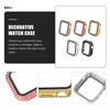 Gatuida 10pcs Glitter Watch Cover Case for Scratch Protector Shell