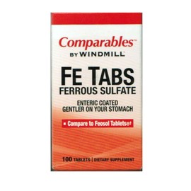 FE Tabs Ferrous Sulfate 65mg 100 ct