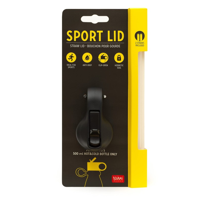 Legami - Sport Lid with Spout, 7.8 x 4.5 cm,