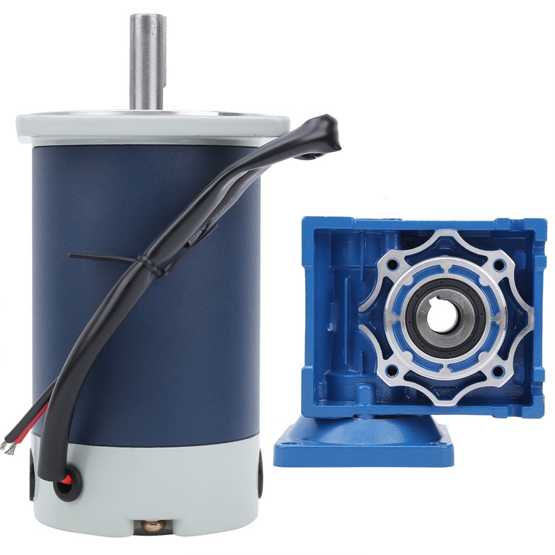 DC24V 5.5A 2200 r/min Worm Gear Reducer Motor 90W High