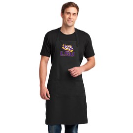 Broad Bay LSU Tigers Apron Large Size LSU Gift for Men or Women Man Him Her